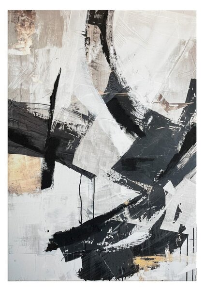 Obraz s ručne maľovanými prvkami 70x100 cm Ash – Styler