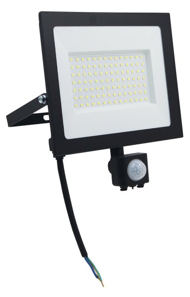 LED reflektor 70W halogén s pohybovým a súmrakovým senzorom - 6300 lm, 4000K, PIR čidlo