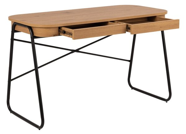 Pracovný stôl s doskou v dubovom dekore 60x120 cm Blueton – Actona