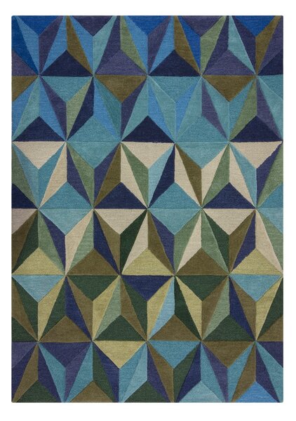 Modrý vlnený koberec 120x170 cm Reverie – Flair Rugs