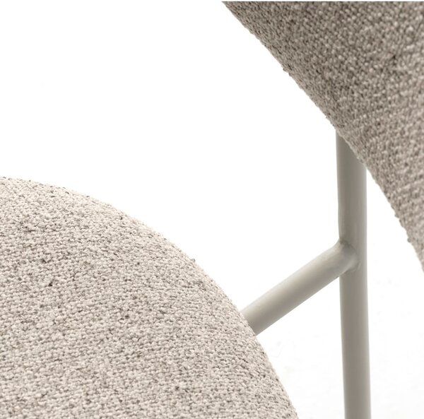 Krémovobiela jedálenská stolička Zama – Unique Furniture