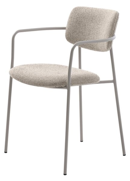 Krémovobiela jedálenská stolička Zama – Unique Furniture