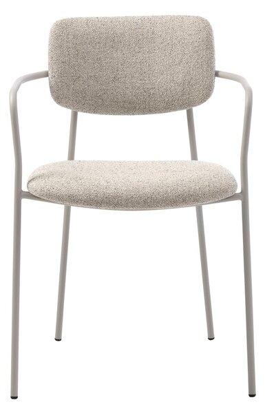 Krémovobiela jedálenská stolička Zama – Unique Furniture