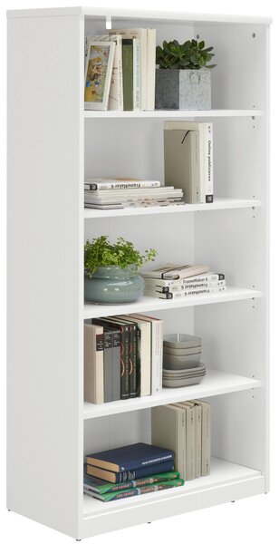 REGÁL, biela, 72/148/36 cm Xora - Regály