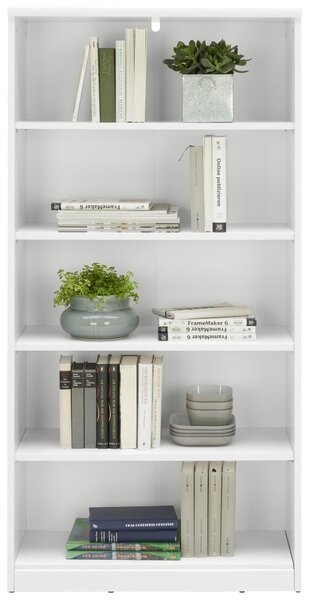 REGÁL, biela, 72/148/36 cm Xora - Regály