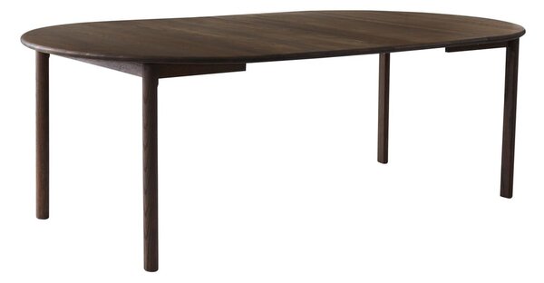 Hnedý okrúhly rozkladací jedálenský stôl z dubového dreva ø 120 cm Noor – Hammel Furniture