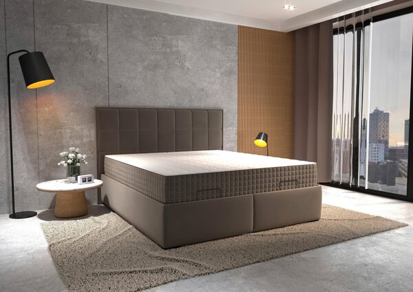 ČALÚNENÁ POSTEĽ, 180/200 cm, taupe Blanar - Postele