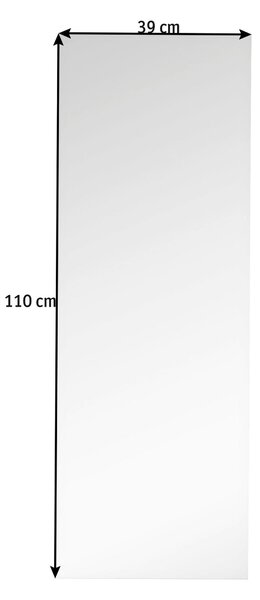 NÁSTENNÉ ZRKADLO 39/110/0,3 cm Carryhome - Zrkadlá na stenu