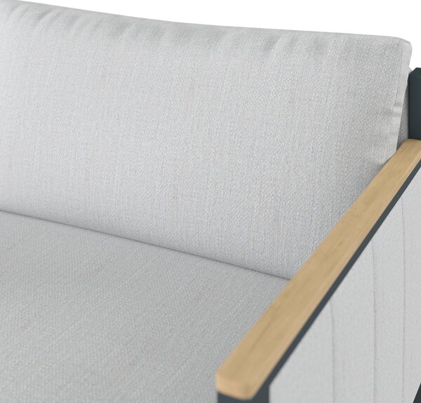 KONCOVÝ DIEL TERASOVEJ ZOSTAV drevo, kov, textil Amatio - Série záhradného nábytku