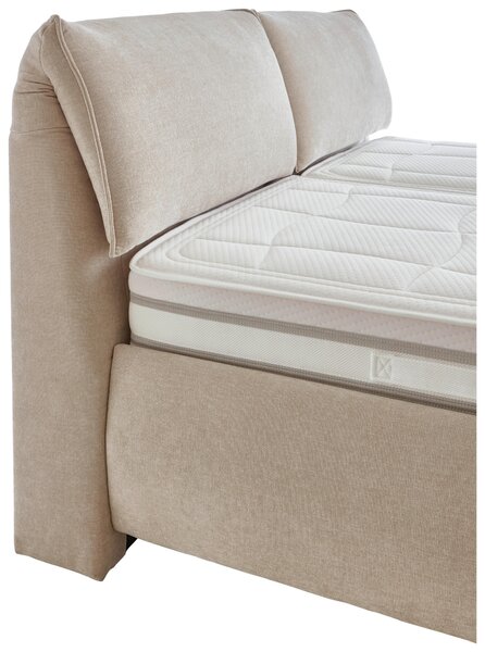 ČALÚNENÁ POSTEĽ, 180/200 cm, prírodná farba Beldomo - Sleep - Postele