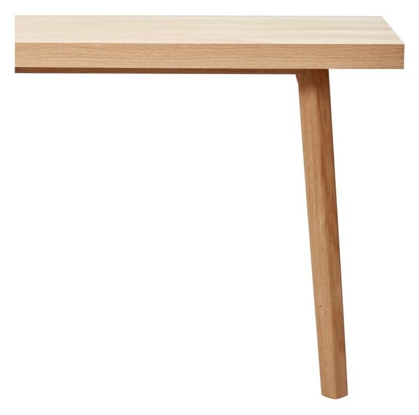 Jedálenský stôl v dekore duba 100x200 cm Herringbone – Hübsch