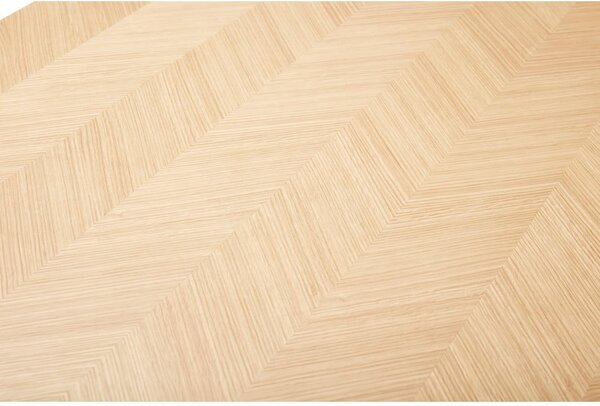 Jedálenský stôl v dekore duba 100x200 cm Herringbone – Hübsch