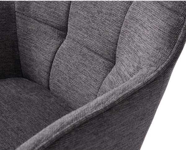 Tmavosivá jedálenská stolička Nolan – Unique Furniture