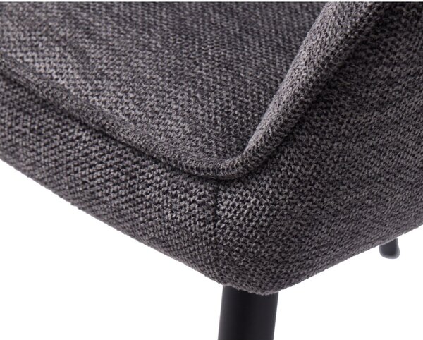 Tmavosivá jedálenská stolička Nolan – Unique Furniture