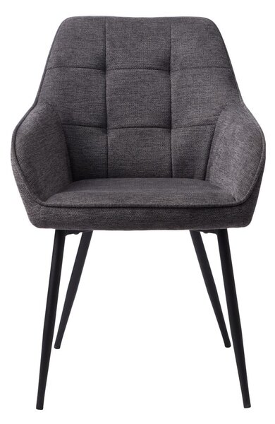 Tmavosivá jedálenská stolička Nolan – Unique Furniture