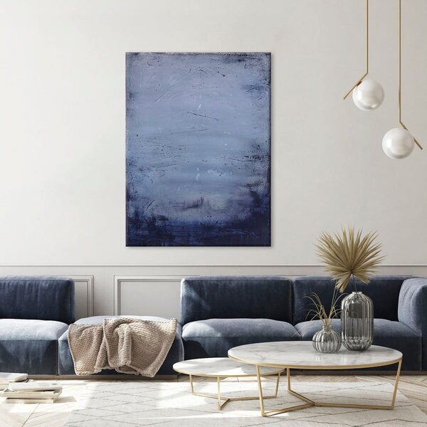 Ručne maľovaný obraz 90x118 cm Simple Living 6 – Malerifabrikken