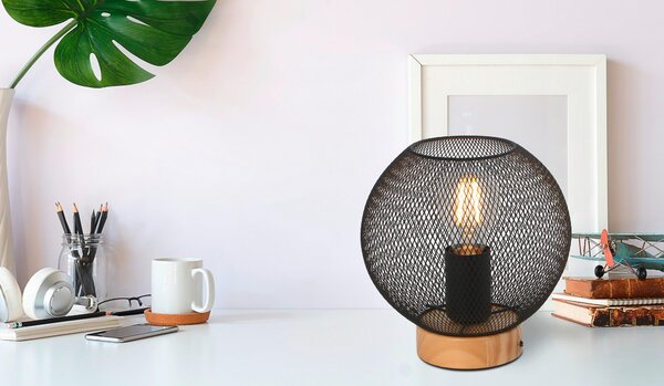 STOLNÁ LAMPA, E27, 20/20 cm Globo - Online Only bytové doplnky, Online Only