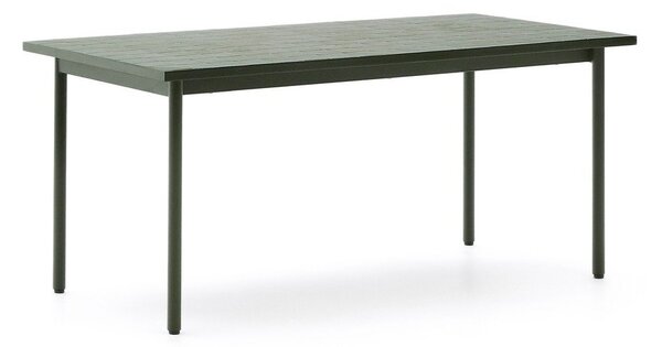 Oceľový záhradný jedálenský stôl 91x182 cm Maurina – Kave Home