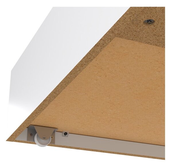 Biele zásuvky pod posteľ v súprave 2 ks 90x190/140x190 cm Naia – Tvilum