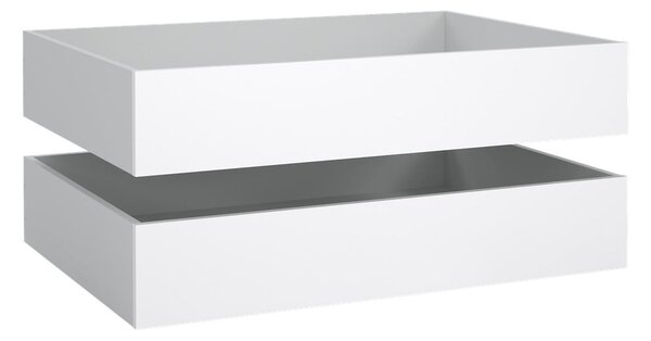 Biele zásuvky pod posteľ v súprave 2 ks 90x190/140x190 cm Naia – Tvilum