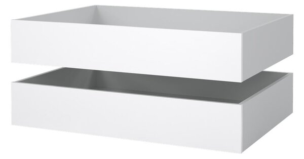 Biele zásuvky pod posteľ v súprave 2 ks 90x190/140x190 cm Naia – Tvilum