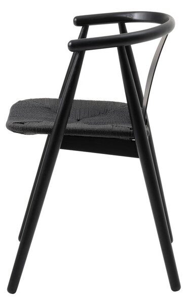Čierna jedálenská stolička Relate – Unique Furniture