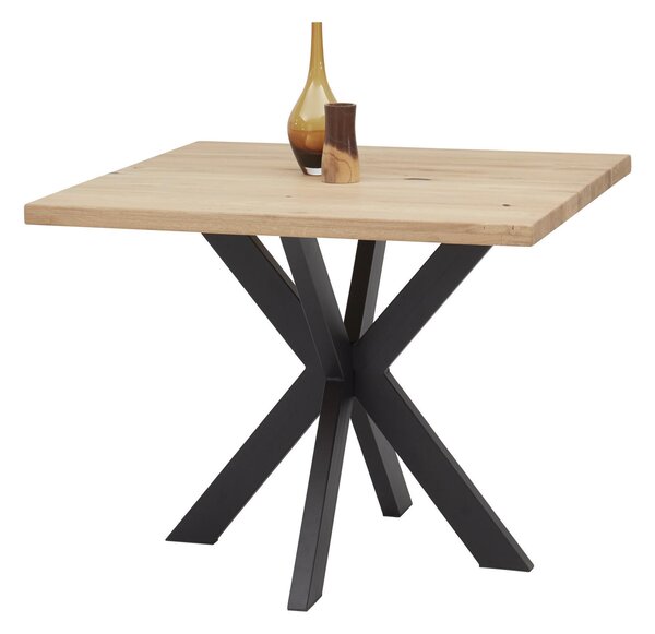 JEDÁLENSKÝ STÔL, dub, čierna, farba duba, 100/100/76 cm P & B - Stoly, Online Only