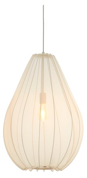 Béžové závesné svietidlo s textilným tienidlom ø 50 cm Itela – Light & Living