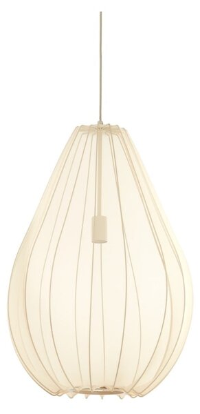 Béžové závesné svietidlo s textilným tienidlom ø 50 cm Itela – Light & Living