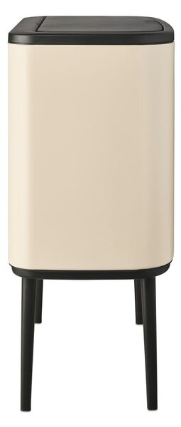 Béžový dotykový oceľový odpadkový kôš na triedený odpad 33 l Bo Touch Bin – Brabantia