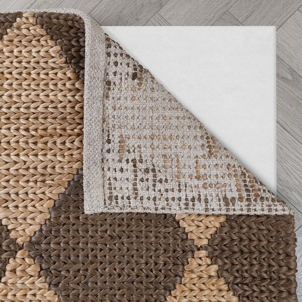 Hnedý/v prírodnej farbe ručne tkaný koberec s prímesou juty 120x170 cm Effie Diamond – Flair Rugs