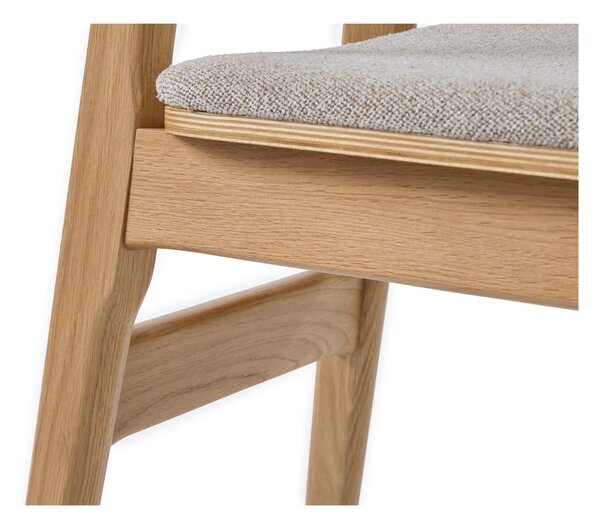 Béžová/v prírodnej farbe jedálenská stolička Livo – Unique Furniture