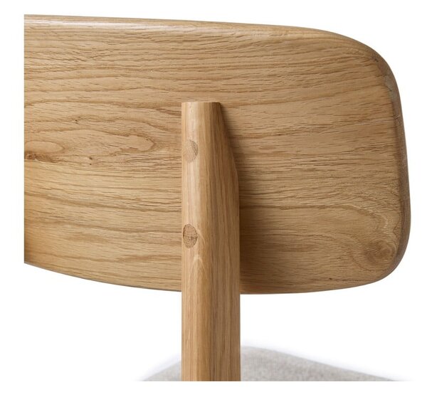 Béžová/v prírodnej farbe jedálenská stolička Livo – Unique Furniture