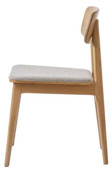 Béžová/v prírodnej farbe jedálenská stolička Livo – Unique Furniture