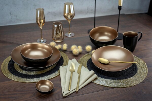 KOMBINOVANÝ SERVIS Glamour Gold 8-dielne Creatable - Online Only bytové doplnky, Online Only