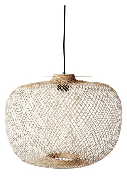 Závesné svietidlo v prírodnej farbe s bambusovým tienidlom ø 42 cm Rodi – Bloomingville