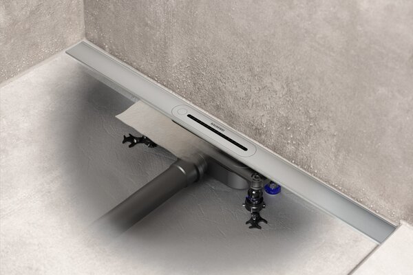 Kaldewei FlowLine Zero - Sprchový rošt 900 mm, Click’n Clean, kartáčovaný nerez 940000010930