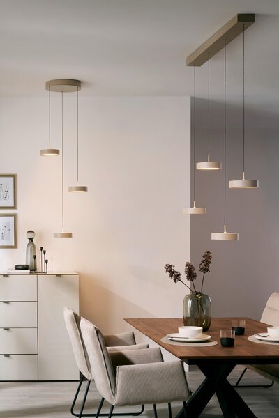 ZÁVESNÉ LED SVIETIDLO, 46.5/180 cm Dieter Knoll - Interiérové svietidlá