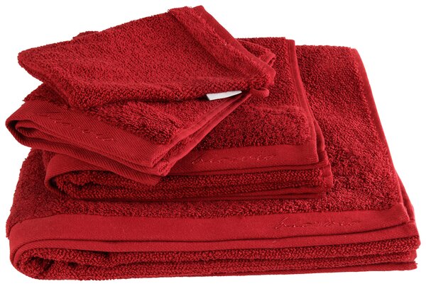 UTERÁK PRE HOSTÍ, 30/50 cm, bordová Bio:Vio - Kúpeľňový textil