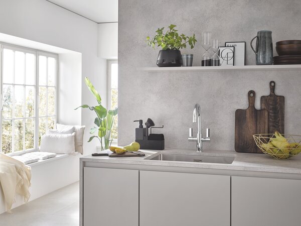 GROHE K700U - Nerezový kuchynský drez, kartáčovaná nerezová oceľ 31574SD1