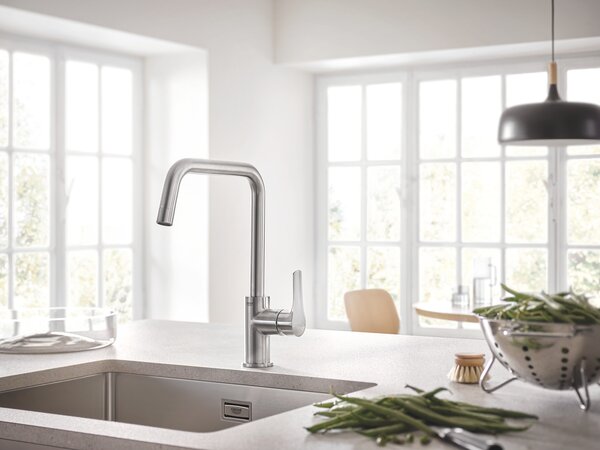 GROHE K700U - Nerezový kuchynský drez, kartáčovaná nerezová oceľ 31574SD1