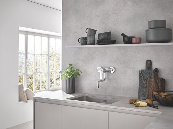 GROHE K700U - Nerezový kuchynský drez, kartáčovaná nerezová oceľ 31574SD1