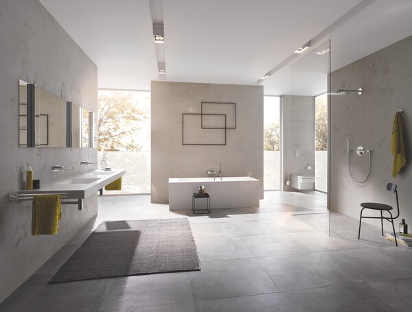 GROHE Rainshower SmartActive 310 - Hlavová sprcha so sprchovým ramenom, 2 prúdy, supersteel 26475DC0