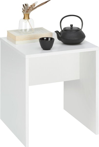 TABURETKA, kompozitné drevo, 40/45/40 cm Hom`in - Kreslá