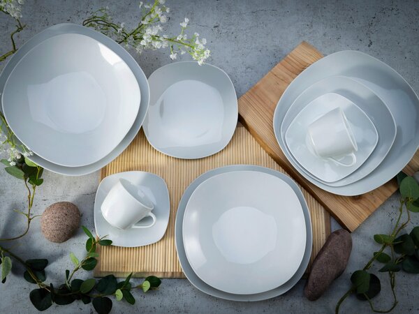 KOMBINOVANÝ SERVIS SQUARE WEISS 30-dielne Creatable - Online Only bytové doplnky, Online Only