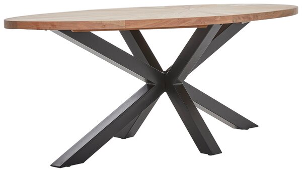 JEDÁLENSKÝ STÔL, akácia, čierna, farba akácie, 200/100/76 cm Livetastic - Online Only jedálne, Online Only