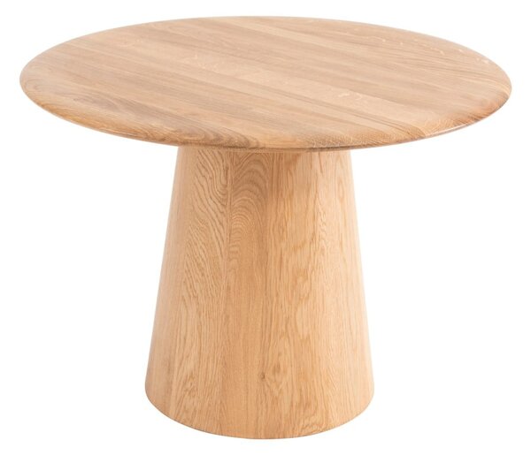 Okrúhly odkladací stolík z dubového dreva ø 55 cm Mushroom – Gazzda