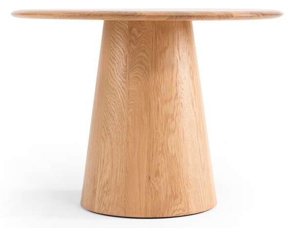 Okrúhly odkladací stolík z dubového dreva ø 55 cm Mushroom – Gazzda