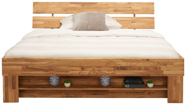 POSTEĽ, 180/200 cm, divoký dub Carryhome - Postele