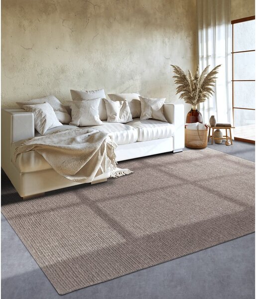Svetlohnedý ručne tkaný vlnený koberec 60x90 cm Francois – Villeroy&Boch